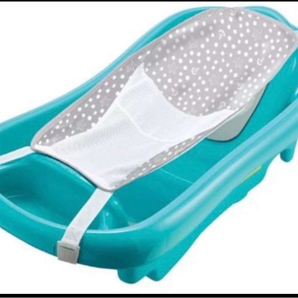 Baby Bathtub with Mesh Sling - Teal